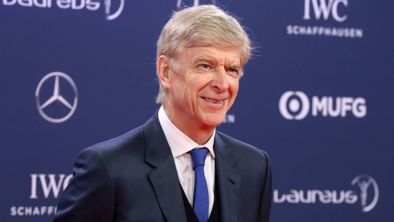 Former Arsenal football team manager Arsene Wenger poses on the red carpet before the 2019 Laureus World Sports Awards ceremony at the Sporting Monte-Carlo complex in Monaco on February 18, 2019.