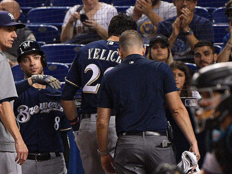 Christian Yelich Will Miss The Remainder Of The Season After Fracturing His  Knee