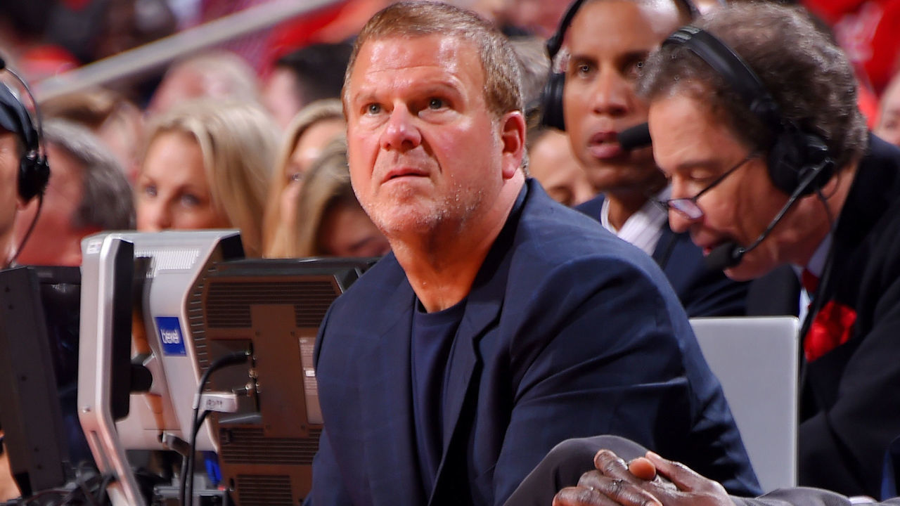 HOUSTON, TX - APRIL 24 : Tilman Fertitta attends Game Five of Round One of the 2019 NBA Playoffs between the Houston Rockets and Utah Jazz on April 24, 2019 at the Toyota Center in Houston, Texas. Mandatory Copyright Notice: Copyright 2019 NBAE