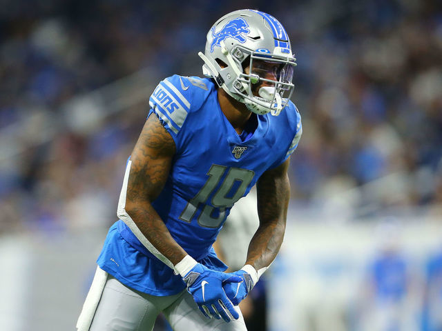 Lions' Golladay ruled out vs. Washington with hip injury