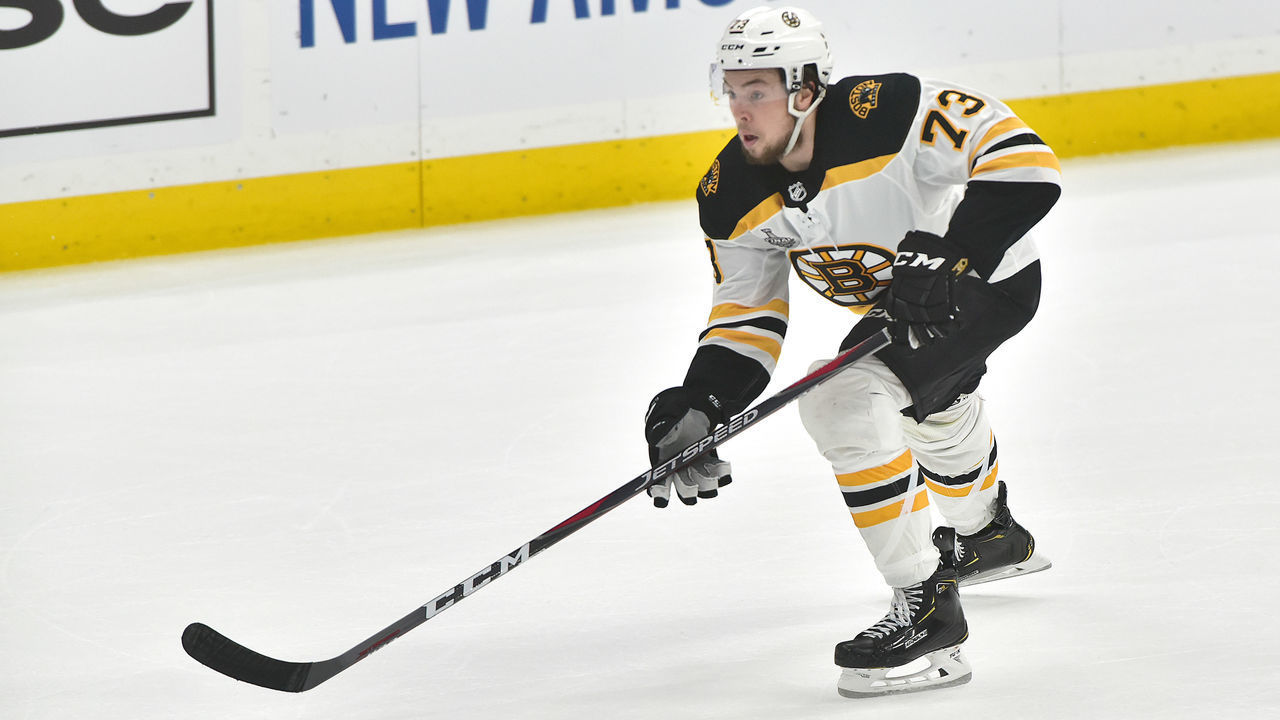 ST. LOUIS, MO - JUN 09: Boston Bruins defenseman Charlie McAvoy (73) during Game 6 of the Stanley Cup Final between the Boston Bruins and the St. Louis Blues, on June 09, 2019, at Enterprise Center, St. Louis, Mo.