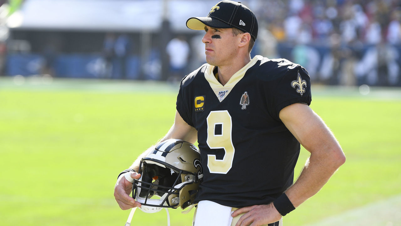 Brees injures hand as Rams beat Saints in NFC title game rematch