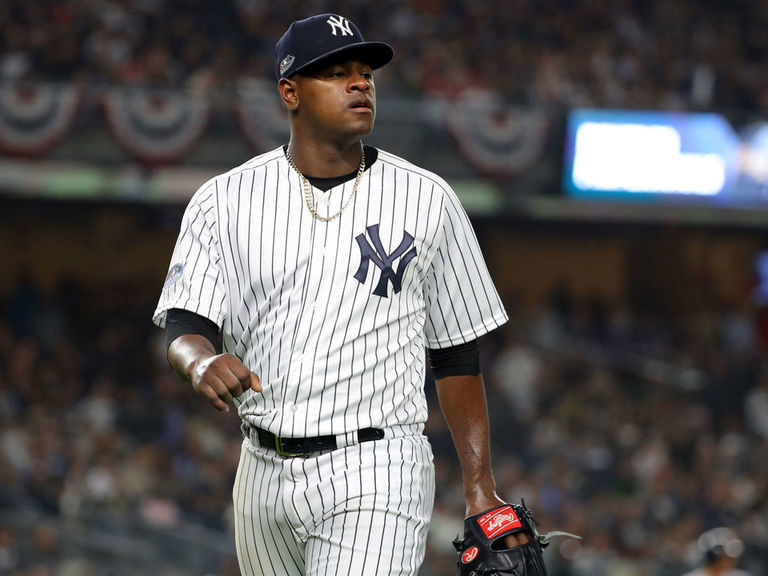 Luis Severino was sparkling in his firs yankees spring training jersey t  start in almost three years