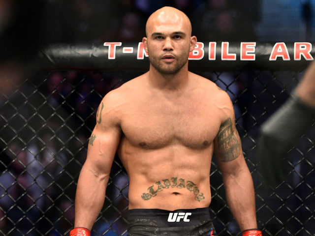 LAS VEGAS, NEVADA - MARCH 02: Robbie Lawler stands in his corner prior to his welterweight bout against Ben Askren during the UFC 235 event at T-Mobile Arena on March 2, 2019 in Las Vegas, Nevada.