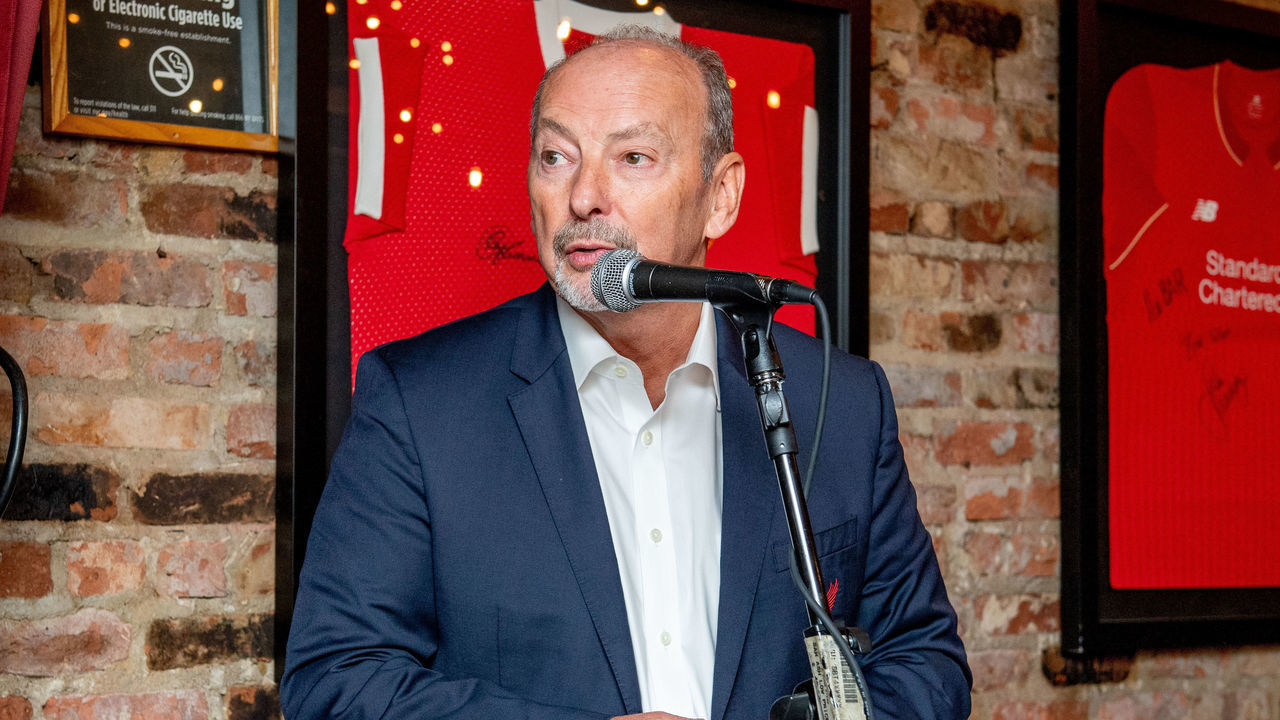 NEW YORK, NY - JULY 25: Liverpool CEO Peter Moore attends Liverpool Legends in New York at the 11th street bar on July 25, 2018 in New York City.