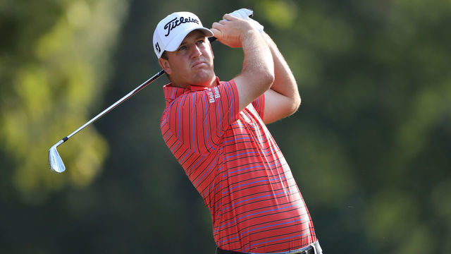 JACKSON, MISSISSIPPI - SEPTEMBER 19: Tom Hoge of the United States plays his shot from the eighth tee during the first round of the Sanderson Farms Championship at The Country Club of Jackson on September 19, 2019 in Jackson, Mississippi.