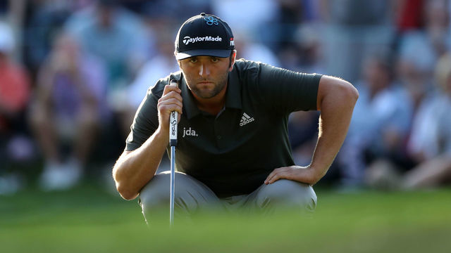 Jon Rahm during day three of the BMW PGA Championship at Wentworth Golf Club, Surrey.