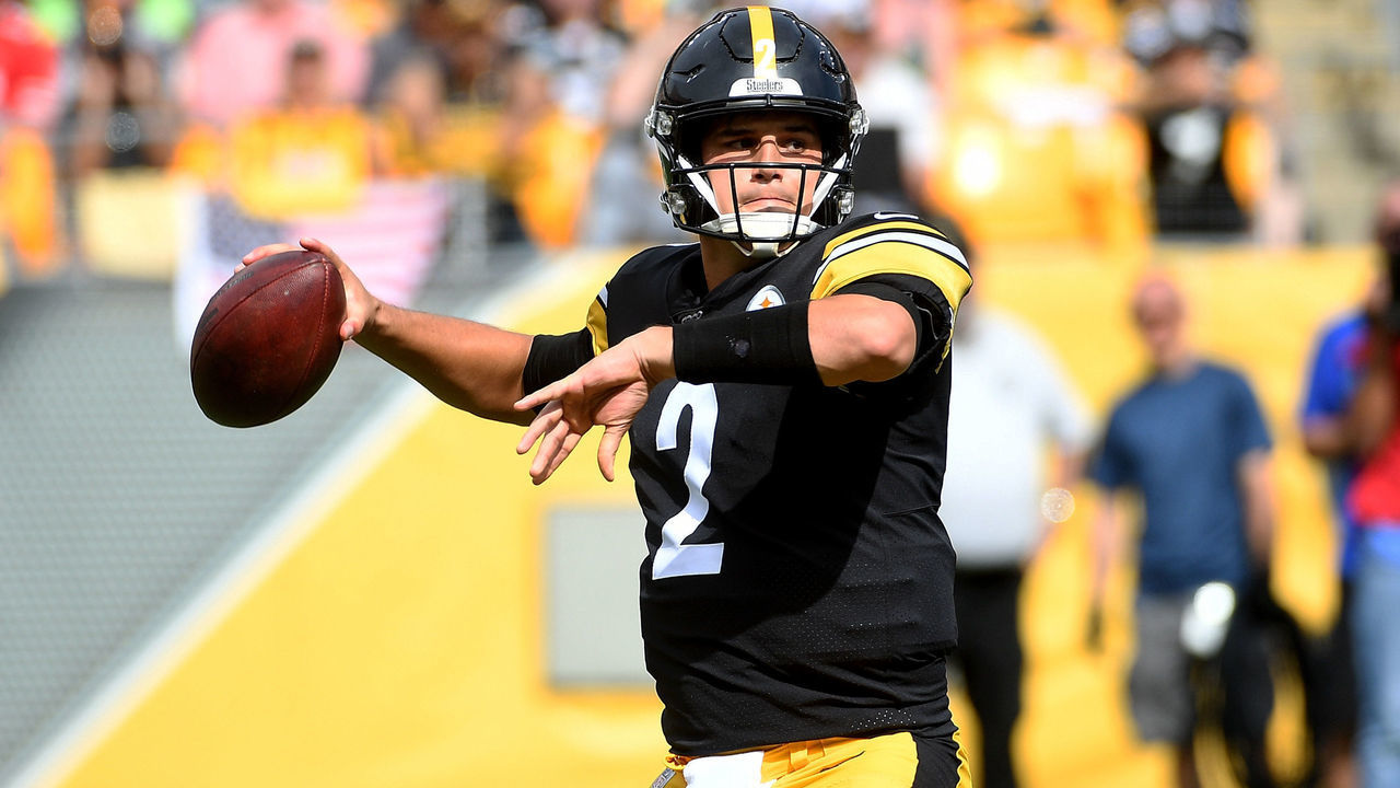 PITTSBURGH, PA - SEPTEMBER 15: Mason Rudolph #2 of the Pittsburgh Steelers in action during the game against the Seattle Seahawks at Heinz Field on September 15, 2019 in Pittsburgh, Pennsylvania.