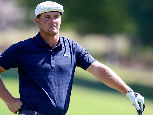 NAPA, CALIFORNIA - SEPTEMBER 26: Bryson DeChambeau waits to hit on the ninth hole during the first round of the Safeway Open at Silverado Resort on September 26, 2019 in Napa, California.