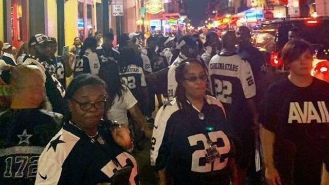 Cowboys fans take over New Orleans ahead of Saints game