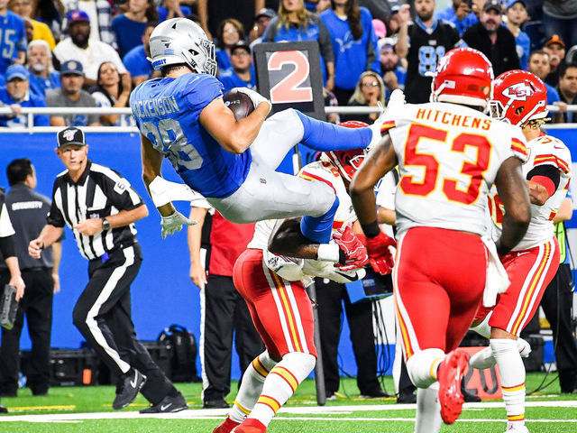 Lions' T.J. Hockenson remains in concussion protocol