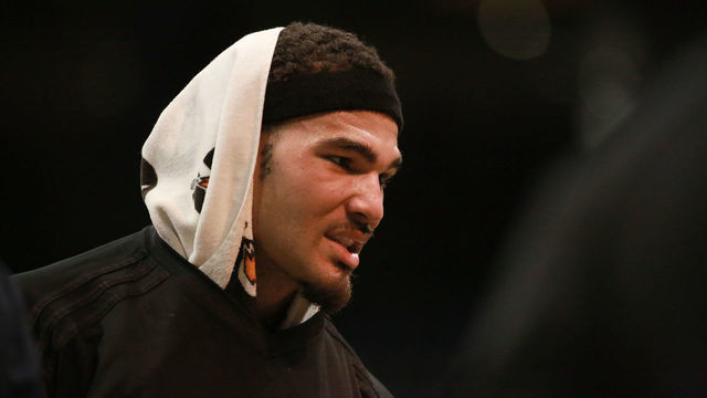 LOS ANGELES, CA - JANUARY 20: Willie Cauley-Stein #00 of the Sacramento Kings looks on from the bench area during the NBA game against the Los Angeles Lakers at Staples Center on January 20, 2016 in Los Angeles, California. The Kings defeated the Lakers 112-93.