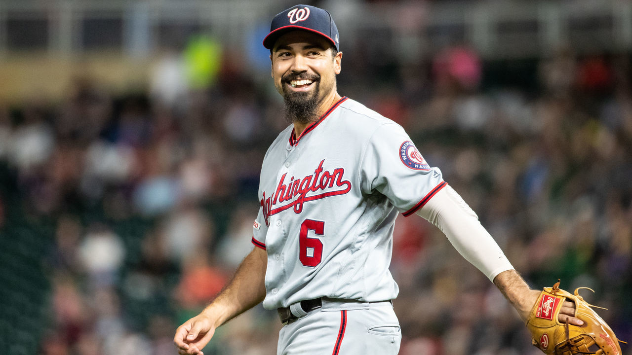 MINNEAPOLIS, MN - SEPTEMBER 10: Anthony Rendon #6 of the Washington Nationals looks on against the Minnesota Twins on September 10, 2019 at the Target Field in Minneapolis, Minnesota. The Twins defeated the Nationals 5-0.