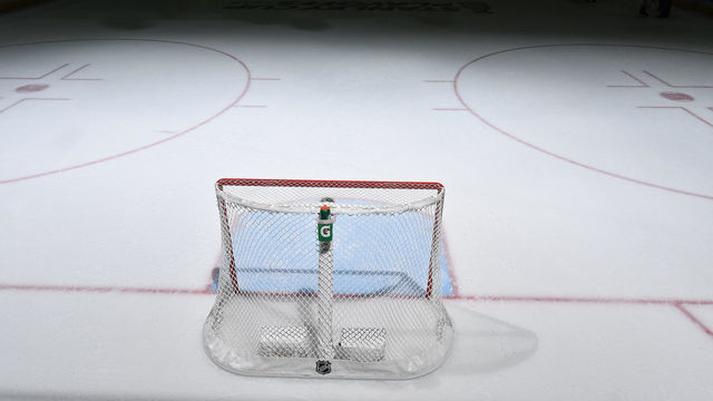COLUMBUS, OH - MAY 6: A general view of a net and the ice in Game Six of the Eastern Conference Second Round between the Columbus Blue Jackets and the Boston Bruins during the 2019 NHL Stanley Cup Playoffs on May 6, 2019 at Nationwide Arena in Columbus, Ohio.