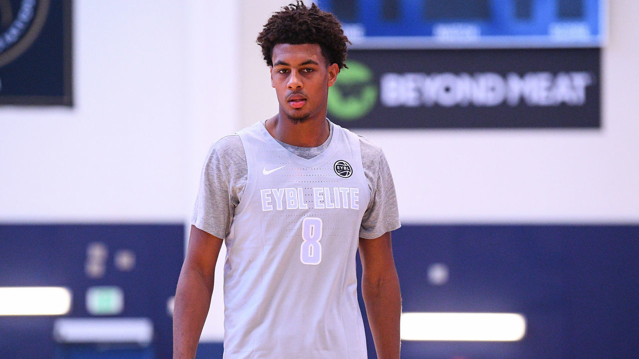 LOS ANGELES, CA - AUGUST 10: Jaemyn Brakefield looks on during the Nike Academy Showcase Game on August 10, 2019 at the Los Angeles Southwest College in Los Angeles, CA.