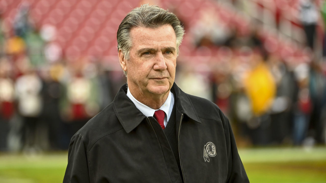 LANDOVER, MD - DECEMBER 30: Washington Redskins team president Bruce Allen walks the field before a game between the Redskins and the Philadelphia Eagles at FedEx Field.