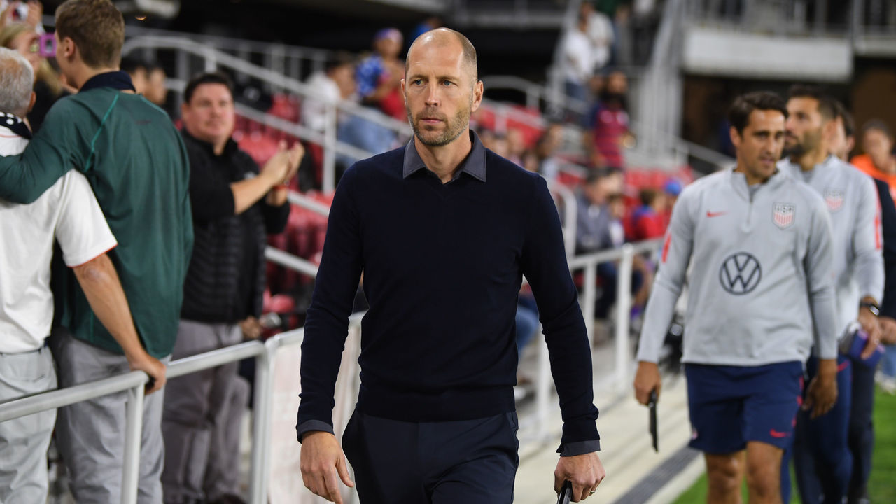 WASHINGTON, D.C. - OCTOBER 11: Manager Gregg Berhalter of the United States during their Nations League game versus Cuba at Audi Field, on October 11, 2019 in Washington D.C. .