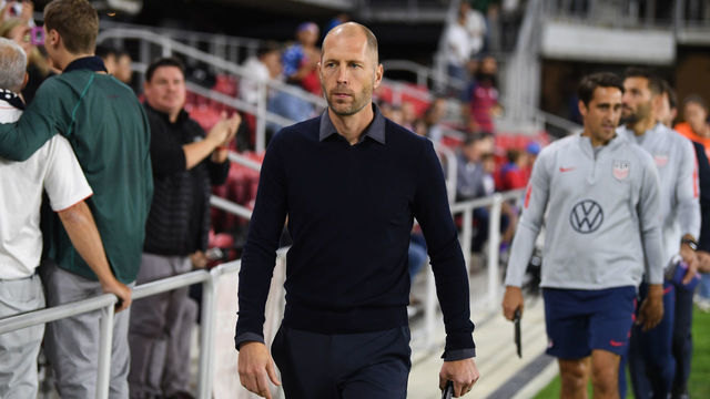 WASHINGTON, D.C. - OCTOBER 11: Manager Gregg Berhalter of the United States during their Nations League game versus Cuba at Audi Field, on October 11, 2019 in Washington D.C. .