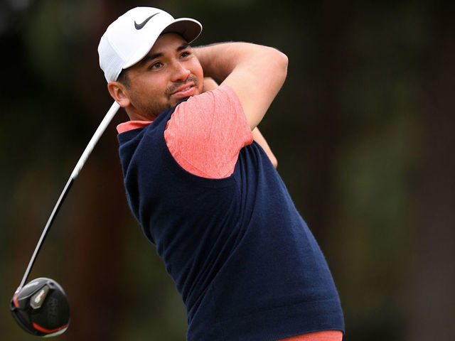 INZAI, JAPAN - OCTOBER 21: Jason Day of Australia hits his tee shot on the 11th hole during The Challenge: Japan Skins at Accordia Golf Narashino Country Club on October 21, 2019 in Inzai, Chiba, Japan.