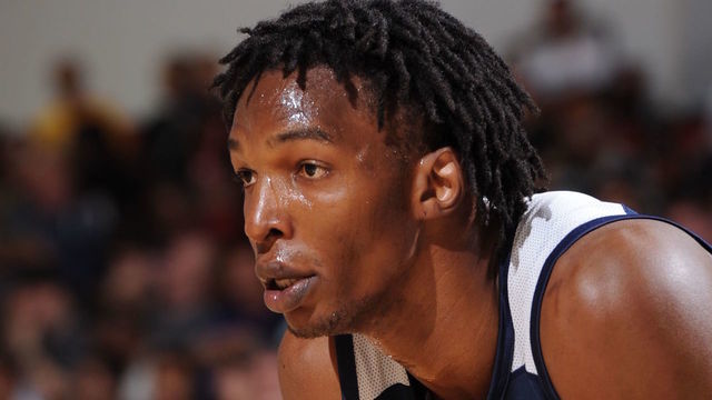 LAS VEGAS, NV - JULY 10: Hasheem Thabeet #12 of the NBA D-League Select during the game against the Houston Rockets on July 10, 2015 at the Cox Pavilion in Las Vegas, Nevada. Mandatory Copyright Notice: Copyright 2015 NBAE
