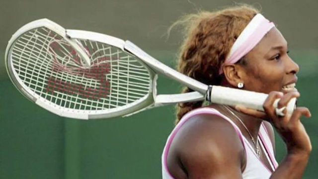 Serena's smashed racket from 2005 Wimbledon hits auction block