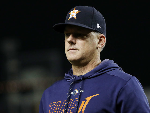 Astros' AJ Hinch, Jeff Luhnow fired after MLB suspension in sign-stealing  scandal - The Washington Post