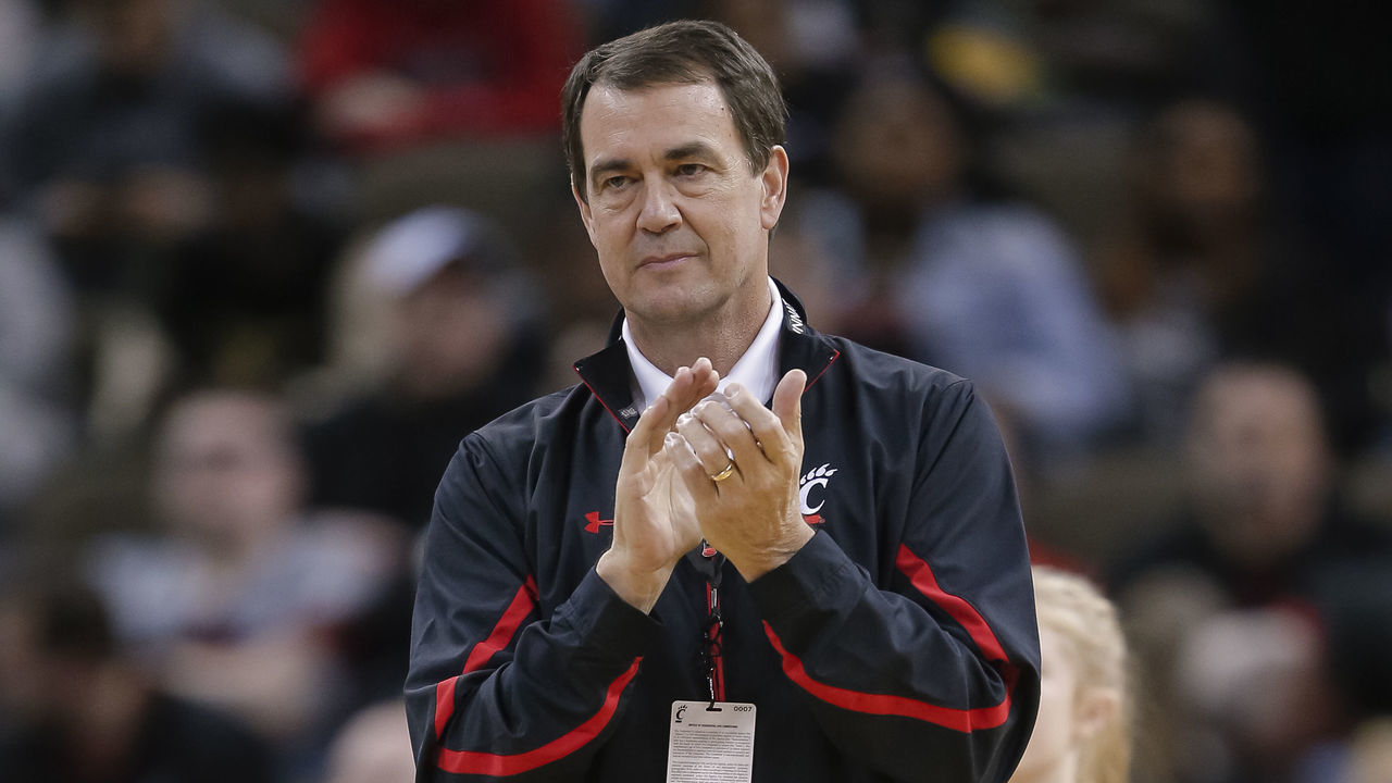 HIGHLAND HEIGHTS, KY - FEBRUARY 22: Cincinnati Bearcats athletic director Mike Bohn is seen during the game against the Connecticut Huskies at BB&T Arena on February 22, 2018 in Highland Heights, Ohio.