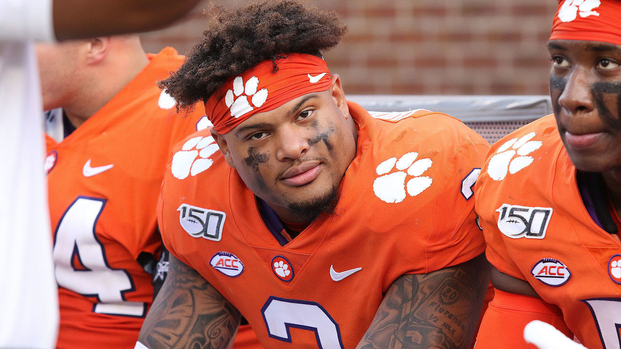 CLEMSON, SC - OCTOBER 12: Xavier Thomas (3) defensive end of Clemson during a college football game between Florida State Seminoles and the Clemson Tigers on October 12, 2019, at Clemson Memorial Stadium in Clemson, SC.