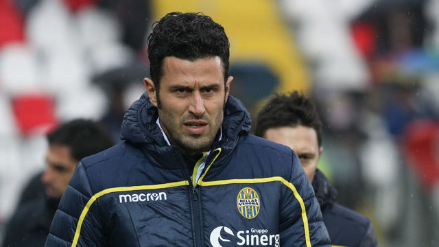 Fabio Grosso during the Serie B match between Carpi and Hellas Verona at Stadio Sandro Cabassi on February 2, 2019 in Carpi, Italy.