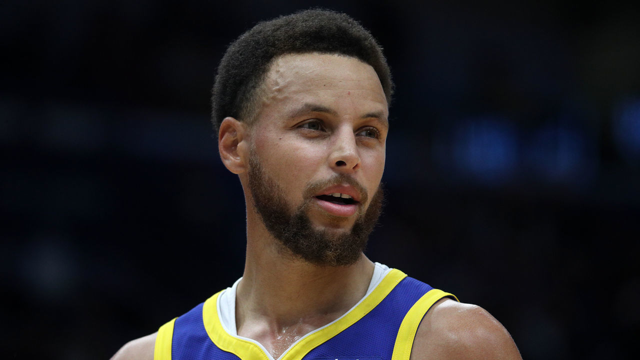 NEW ORLEANS, LOUISIANA - OCTOBER 28: Stephen Curry #30 of the Golden State Warriors looks on during the game against the New Orleans Pelicans at Smoothie King Center on October 28, 2019 in New Orleans, Louisiana. NOTE TO USER: User expressly acknowledges and agrees that, by downloading and/or using this photograph, user is consenting to the terms and conditions of the Getty Images License Agreement