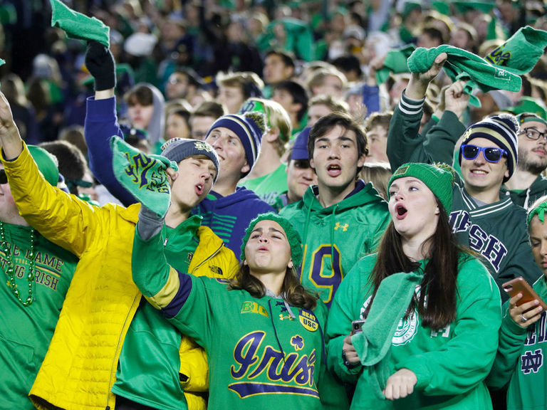 Notre Dame's 273game sellout streak expected to end Saturday