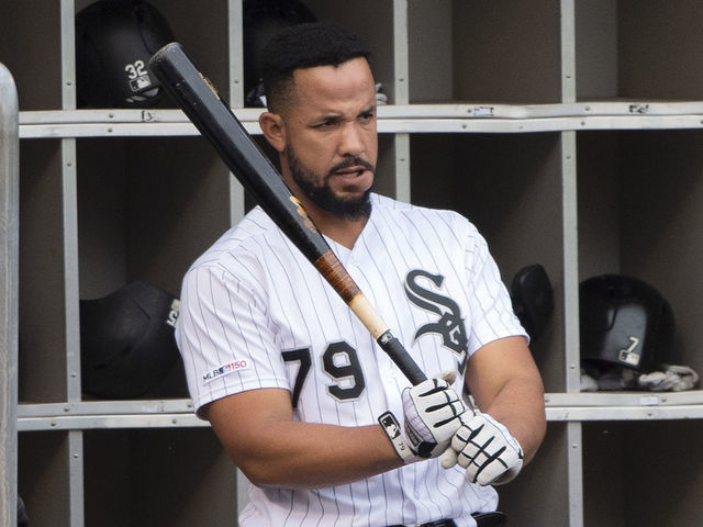 Jose Abreu of the Chicago White Sox looks on against the Detroit News  Photo - Getty Images