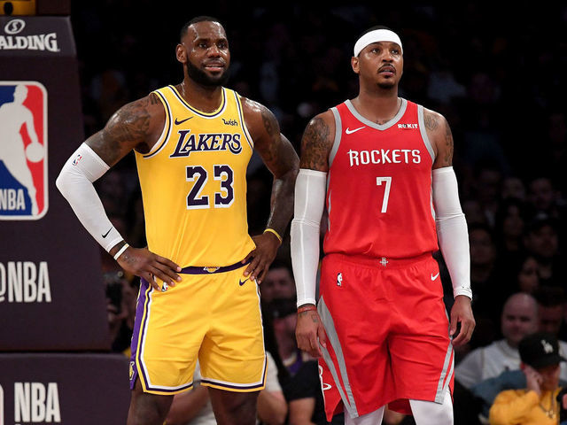 Carmelo Anthony joins LeBron James with Los Angeles Lakers