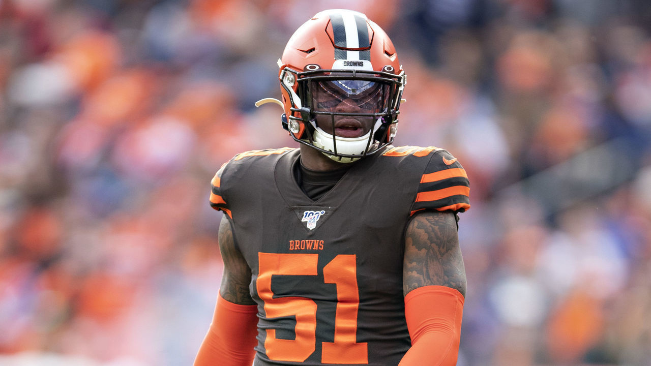 DENVER, CO - NOVEMBER 3: Mack Wilson #51 of the Cleveland Browns looks over the offense during a game against the Denver Broncos at Broncos Stadium at Mile High on November 3, 2019 in Denver, Colorado. The Broncos defeated the Browns 24-19.