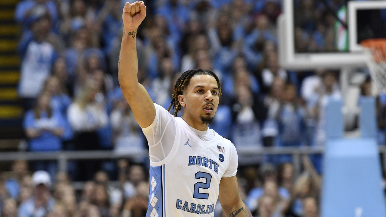 CHAPEL HILL, NORTH CAROLINA - NOVEMBER 15: Cole Anthony #2 of the North Carolina Tar Heels during their game against the Gardner-Webb Runnin Bulldogs at the Dean Smith Center on November 15, 2019 in Chapel Hill, North Carolina. North Carolina won 77-61.
