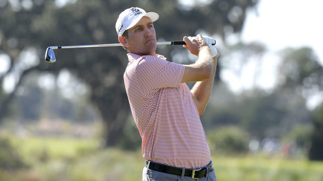 SEA ISLAND, GA - NOVEMBER 23: Brendon Todd plays a tee shot on the third hole during the third round of The RSM Classic at Sea Island Resort Seaside Course on November 23, 2019 in Sea Island, Georgia.