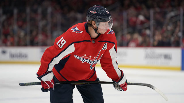 WASHINGTON, DC - NOVEMBER 15: Nicklas Backstrom #19 of the Washington Capitals in action in the first period against the Montreal Canadiens at Capital One Arena on November 15, 2019 in Washington, DC.