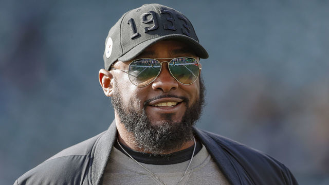 CINCINNATI, OH - NOVEMBER 24: Head coach Mike Tomlin of the Pittsburgh Steelers is seen before the game against the Cincinnati Bengals at Paul Brown Stadium on November 24, 2019 in Cincinnati, Ohio.
