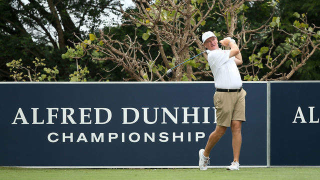 MALELANE, SOUTH AFRICA - NOVEMBER 26: Ernie Els of South Africa in action during a pro-am event ahead of the Alfred Dunhill Championship at Leopard Creek Country Golf Club on November 26, 2019 in Malelane, South Africa.