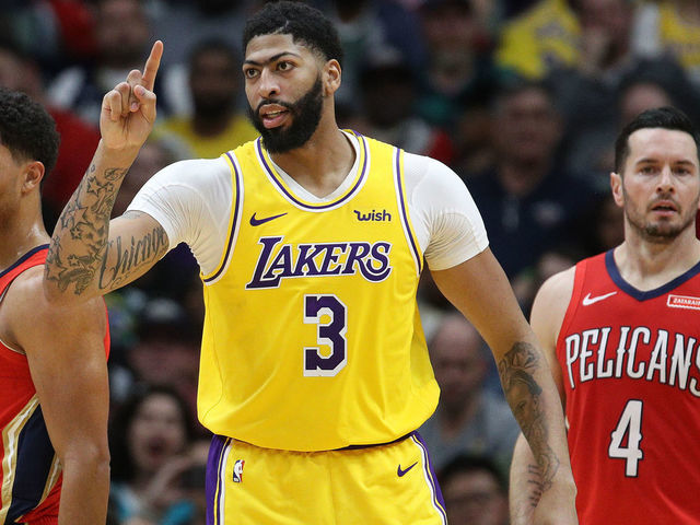 AD unfazed by boos during Lakers' win in New Orleans | theS…