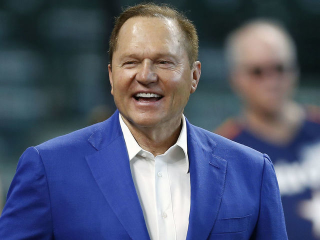 HOUSTON, TEXAS - JUNE 12: Agent Scott Boras in attendance before the Houston Astros play the Milwaukee Brewers at Minute Maid Park on June 12, 2019 in Houston, Texas.