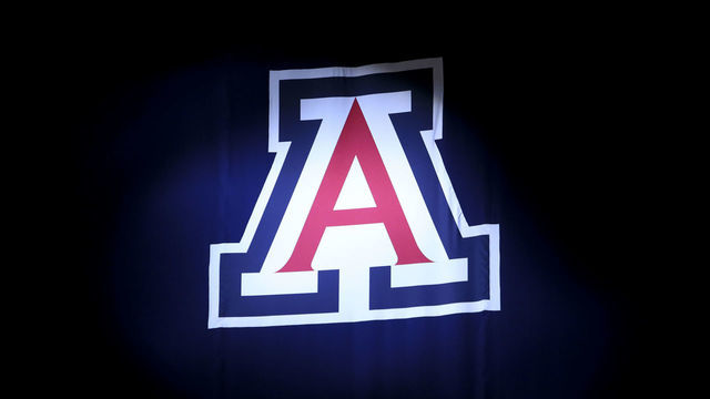 TUCSON, AZ - NOVEMBER 29: Arizona Wildcats logo during a college women's basketball game between UC Riverside Highlanders and Arizona Wildcats on November 29, 2019, at McKale Center in Tucson, AZ.
