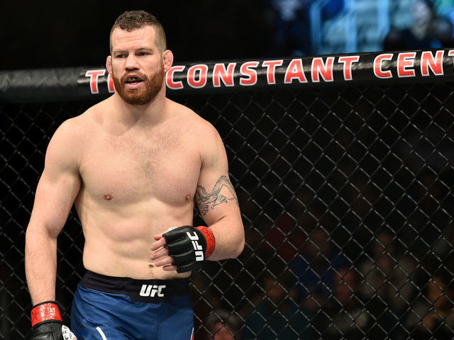 NORFOLK, VA - NOVEMBER 11: Nate Marquardt waits in his corner prior to facing Cezar Ferreira of Brazil in their middleweight bout during the UFC Fight Night event inside the Ted Constant Convention Center on November 11, 2017 in Norfolk, Virginia.