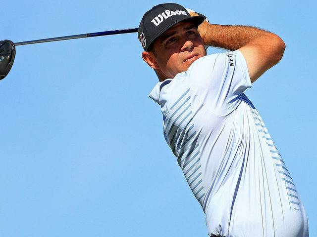 NASSAU, BAHAMAS - DECEMBER 06: Gary Woodland of the United States hits is tee shot on the fourth hole during the third round of the Hero World Challenge on December 06, 2019 in Nassau, Bahamas.