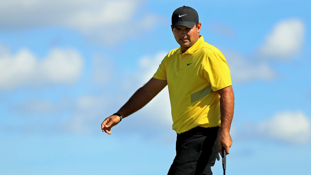 NASSAU, BAHAMAS - DECEMBER 06: Patrick Reed of the United States lines up a putt on the third hole during the third round of the Hero World Challenge on December 06, 2019 in Nassau, Bahamas.