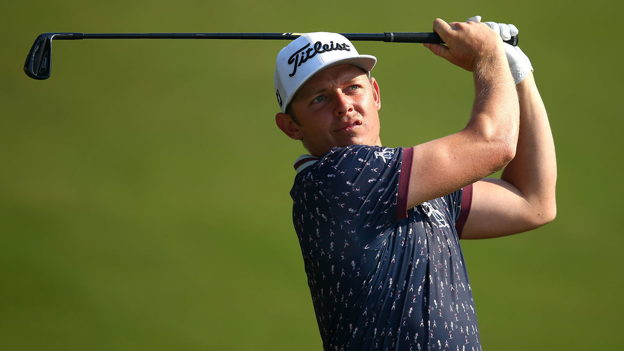 SYDNEY, AUSTRALIA - DECEMBER 05: Cameron Smith of Queensland plays an approach shot on the 17th hole during day one of the 2019 Australian Golf Open at The Australian Golf Club on December 05, 2019 in Sydney, Australia.