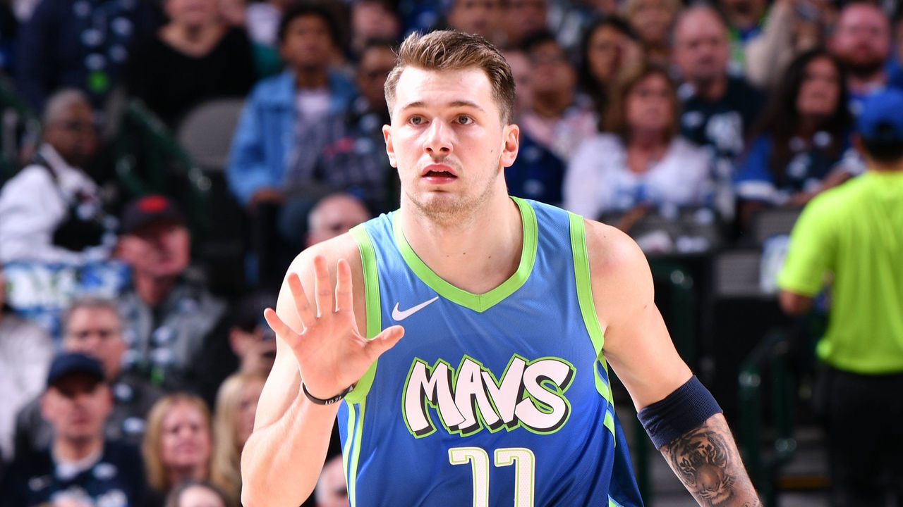 DALLAS, TX - DECEMBER 8: Luka Doncic #77 of the Dallas Mavericks handles the ball against the Sacramento Kings on December 8, 2019 at the American Airlines Center in Dallas, Texas. Mandatory Copyright Notice: Copyright 2019 NBAE