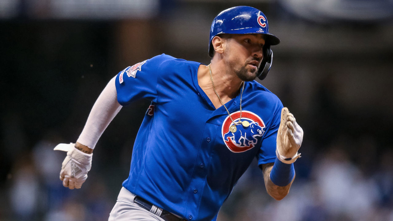 MILWAUKEE, WISCONSIN - SEPTEMBER 05: Nicholas Castellanos #6 of the Chicago Cubs runs to third base in the fifth inning against the Milwaukee Brewers at Miller Park on September 05, 2019 in Milwaukee, Wisconsin.