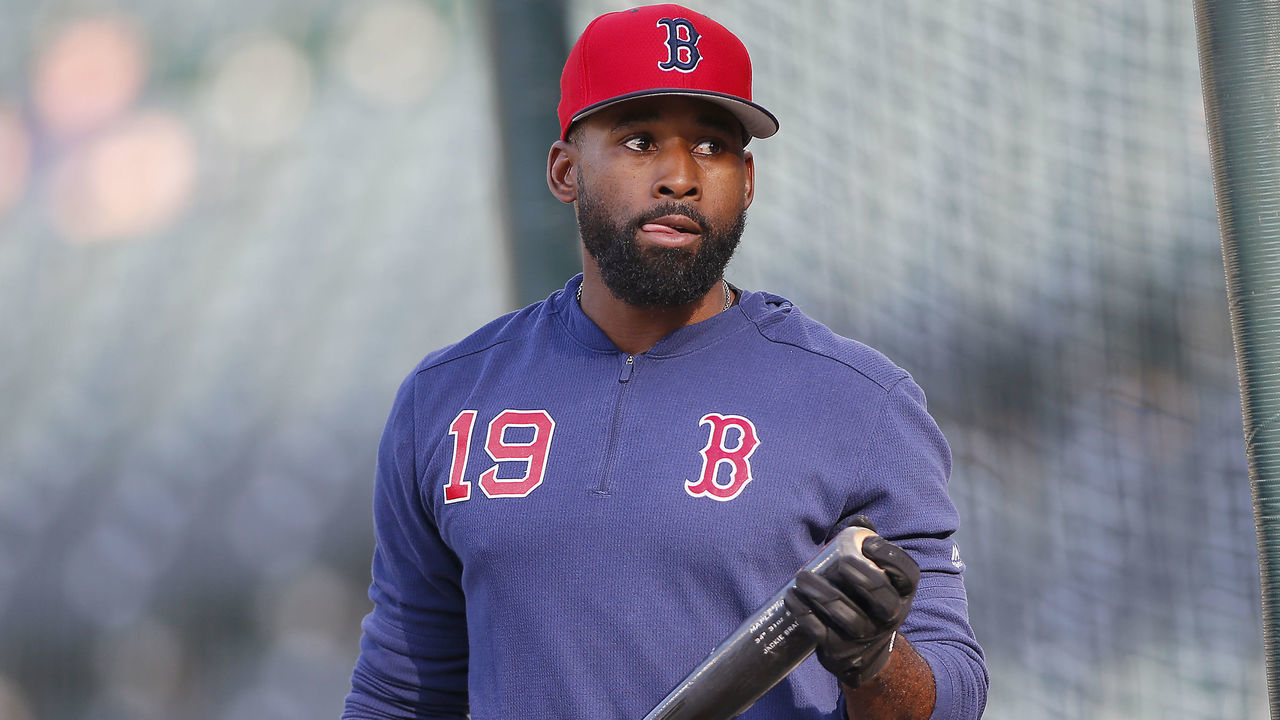 DENVER, CO - AUGUST 27: Boston Red Sox outfielder Jackie Bradley (19) prior to a game between the Colorado Rockies and the visiting Boston Red Sox on August 27, 2019 at Coors Field in Denver, CO.
