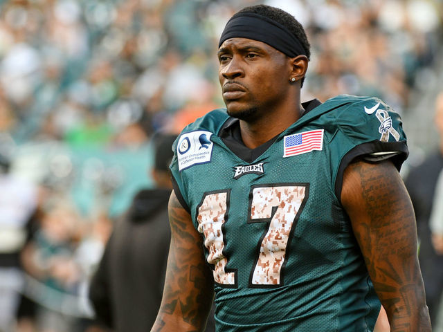 PHILADELPHIA, PA - AUGUST 04: Philadelphia Eagles wide receiver Alshon Jeffery (17) looks on during the Eagles Training camp on August 4, 2019 at Lincoln Financial Field in Philadelphia, PA.